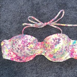 Paint Splatter Strapless Victoria’s Secret Swim